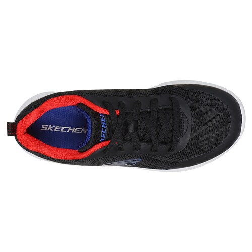 Tenis con Agujeta 17-24 Negro para Niño Skechers