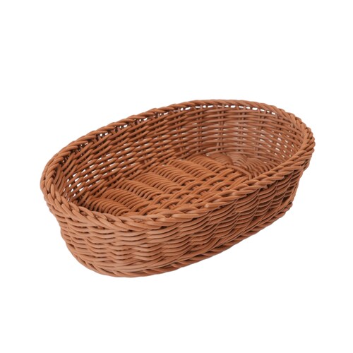Home Nature Cesta Ovalada de Plástico 7*30*21 Cm
