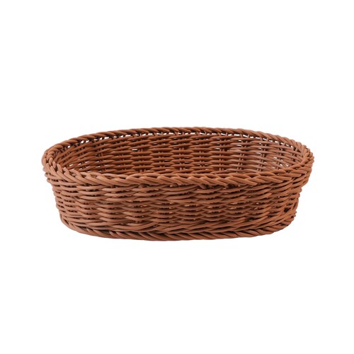 Home Nature Cesta Ovalada de Plástico 7*30*21 Cm