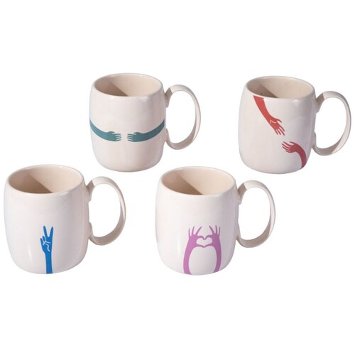 Taza Manos Porcelana 561 Ml Home & Details