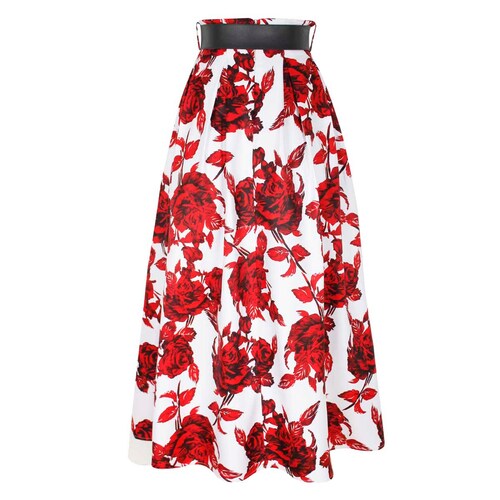 Falda Larga Estampada para Mujer Basel