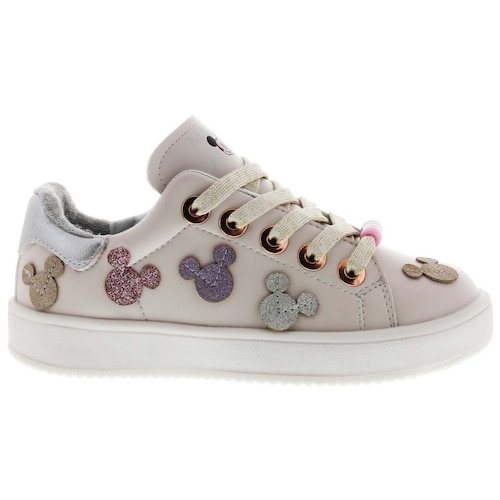 Tenis con Agujeta 17-21 Beige para Niña Minnie Mouse