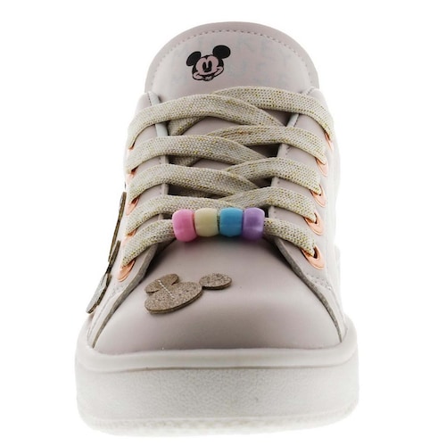 Tenis con Agujeta 17-21 Beige para Niña Minnie Mouse