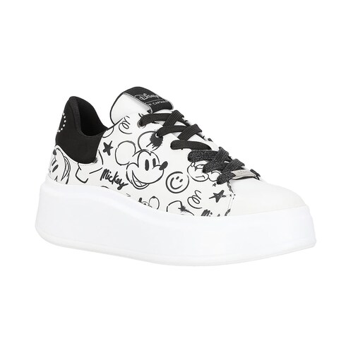Tenis Estampado Mickey Mouse para Mujer W Capsule
