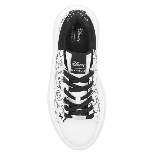 Tenis Estampado Mickey Mouse para Mujer W Capsule