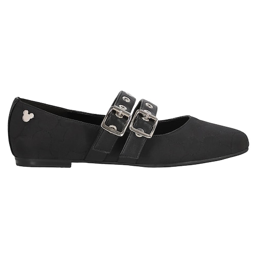 Balerina Tipo Mary Jane Detalle Mickey Mouse para Mujer W Capsule