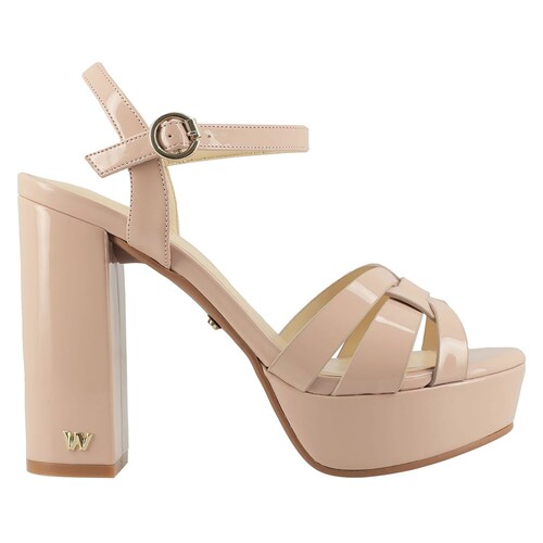 Sandalia Nude Tacón Alto para Mujer Westies