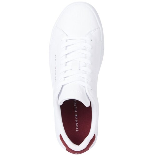 Tenis Court Leather Diseño Liso para Hombre Tommy Hilfiger