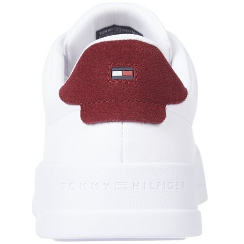 Tenis Court Leather Diseño Liso para Hombre Tommy Hilfiger