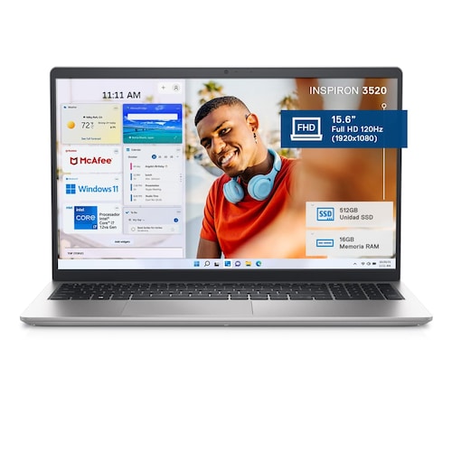 Laptop Dell Inspiron 3520 15.6" Fhd Intel Core I7 16 Gb Ram 512 Gb