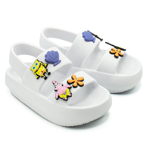 Sandalia Bob Esponja 18-23 Blanco