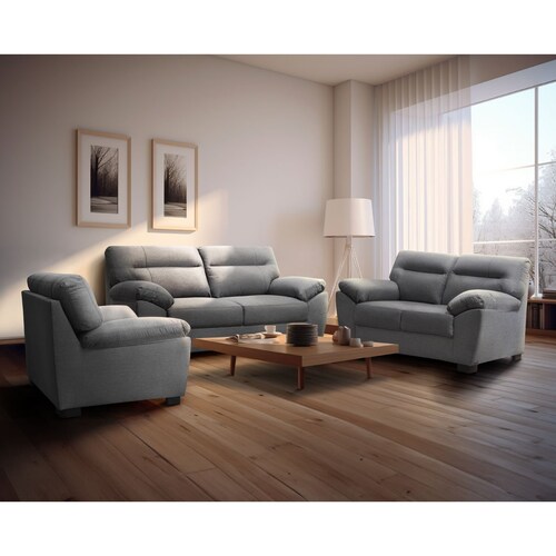 Love Seat Merlina Gris Obscuro Muebles Liz