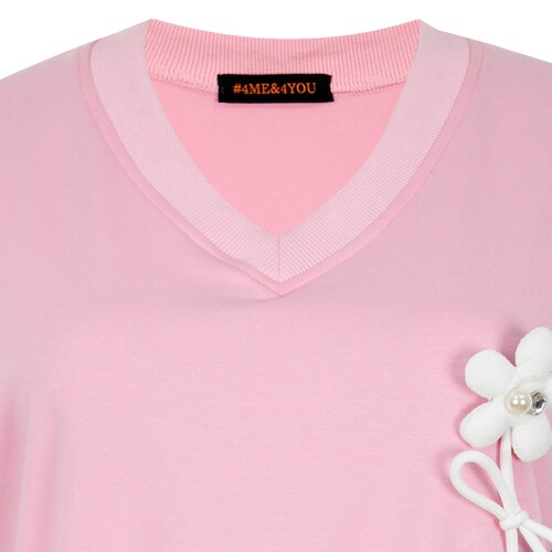 Sudadera Mangas a Rayas para Mujer Juniors #4Me&4You