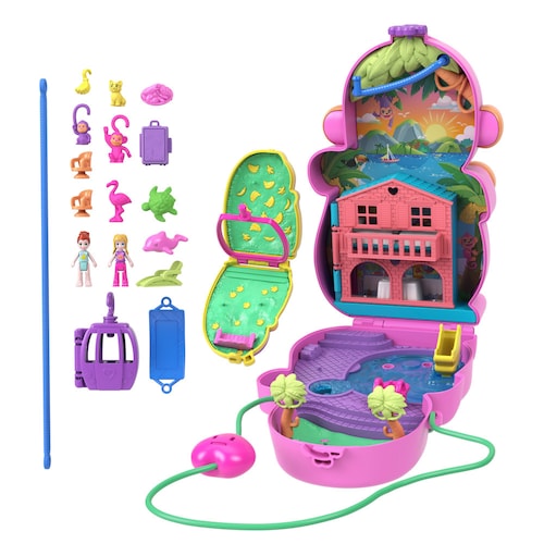 Polly Pocket Compacto Mundo Sorpresa Mamá Changuito Mattel