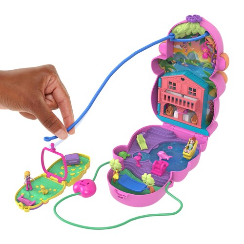 Polly Pocket Compacto Mundo Sorpresa Mamá Changuito Mattel