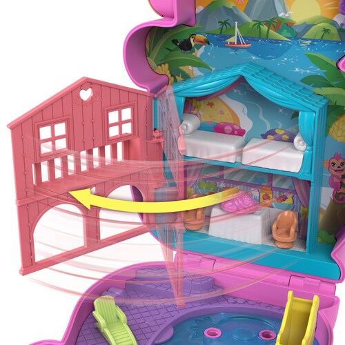 Polly Pocket Compacto Mundo Sorpresa Mamá Changuito Mattel