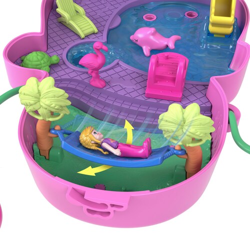 Polly Pocket Compacto Mundo Sorpresa Mamá Changuito Mattel