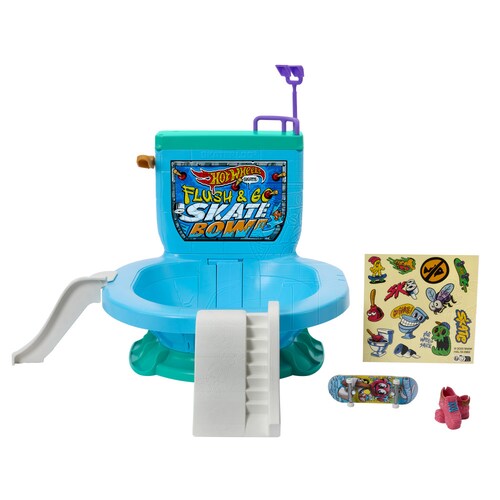 Hot Wheels Skate Set Bowl de Inodoro