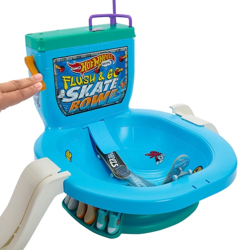 Hot Wheels Skate Set Bowl de Inodoro