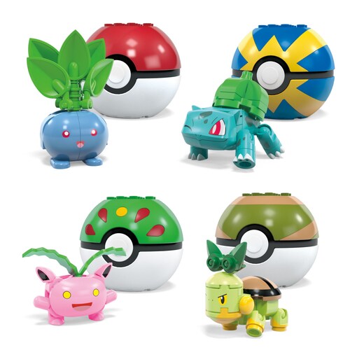 Colección Equipo Mega Pokémon Tipo Planta Mattel