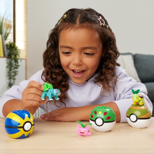 Colección Equipo Mega Pokémon Tipo Planta Mattel
