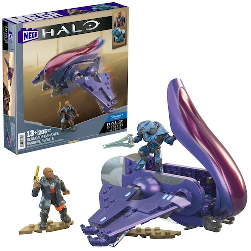 Mega Halo Vehículo Icónico Banshee Renegade Mattel