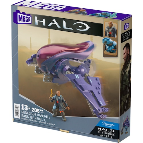 Mega Halo Vehículo Icónico Banshee Renegade Mattel