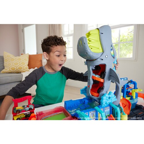 Hot Wheels City Lavado de Autos Mega Tiburon