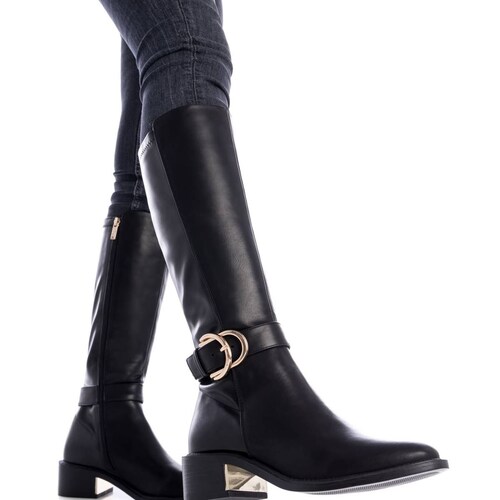 Bota Alta con Ajuste de Hebilla para Mujer Xti