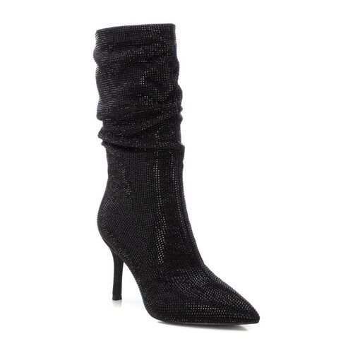 Bota de Tacón con Pedrería para Mujer Xti