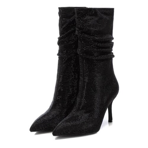 Bota de Tacón con Pedrería para Mujer Xti