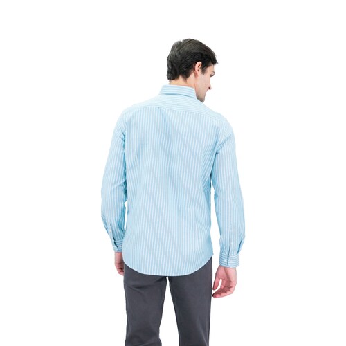 Camisa Casual Kenneth Cole New York Manga Larga para Hombre