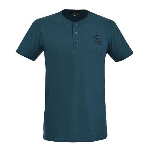 Playera Henley Manga Corta para Hombre Royal Polo Club