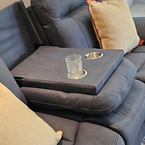 Sofá Reclinable Dover Azul Lottus