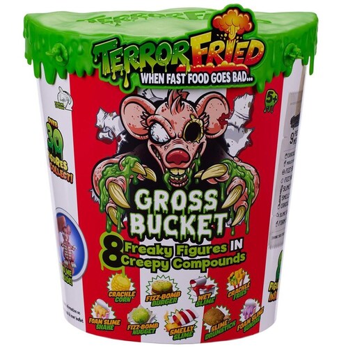 Figuras Coleccionables Terror Fried Cubeta 8 Pack Bandai