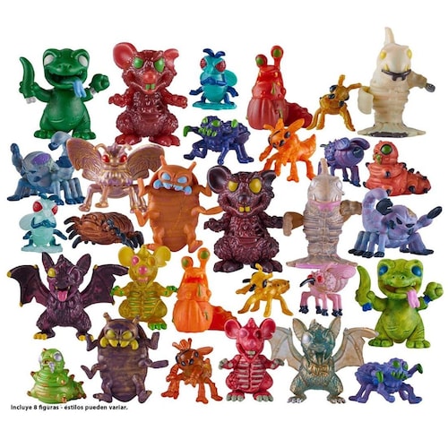 Figuras Coleccionables Terror Fried Cubeta 8 Pack Bandai