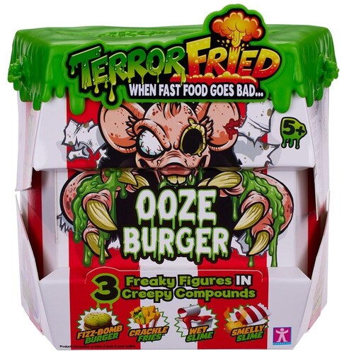 Figuras Freaky Coleccionable Terror Fried Hamburguesa 3 Pack Bandai