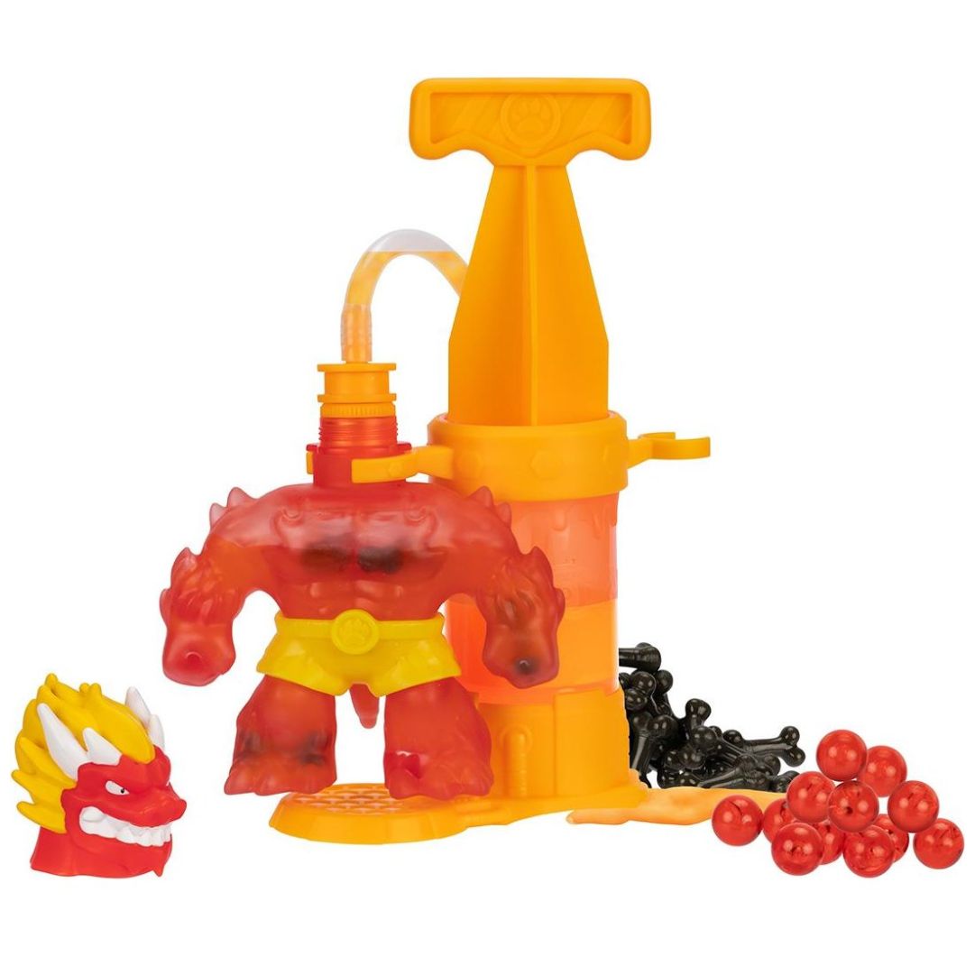 Cora Hero Pack - Figura Goo Jit Zu GooZonians, Altezza 10,5 Cm, Morbida Ed Elastica, Con Ciondolo Magico, Giocattolo Per Bambini 4-8 Anni