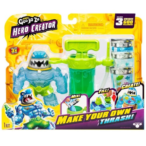 Figura Hero Creator de los Héroes de Goo Jit Zu Bandai