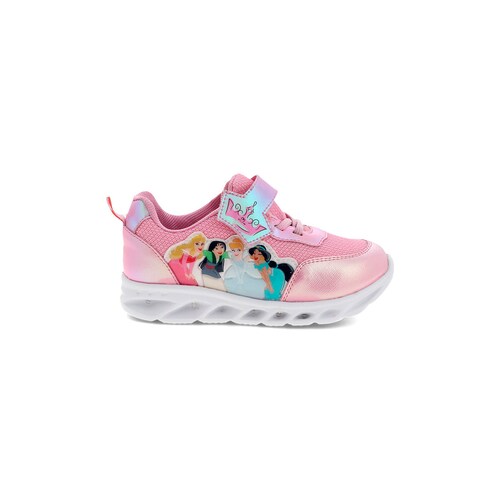Tenis Velcro Princesas 15-19 Rosa para Niña Disney