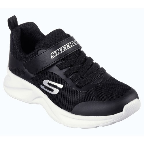 Tenis con Velcro 17-22 Negro para Niña Skechers