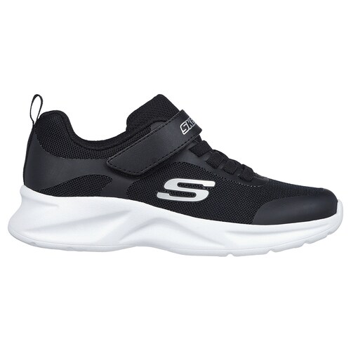 Tenis con Velcro 17-22 Negro para Niña Skechers