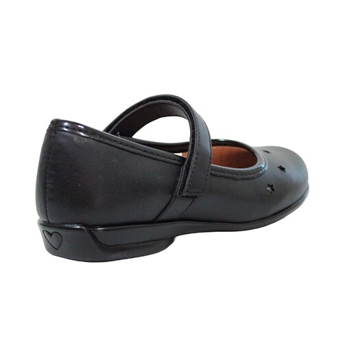 Zapato Escolar con Velcro 18-21 Negro para Niña Blasito