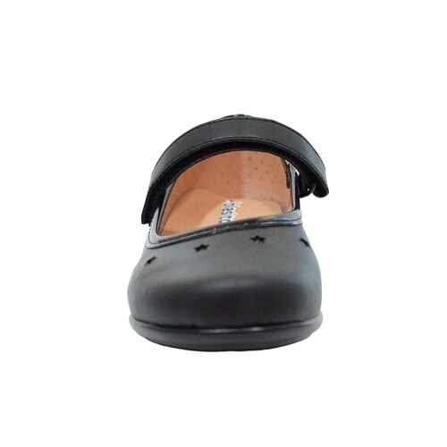 Zapato Escolar con Velcro 18-21 Negro para Niña Blasito