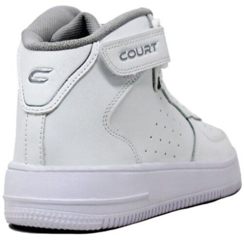 Tenis Bota Escolar con Agujeta 18-21 Blanco para Niño Court
