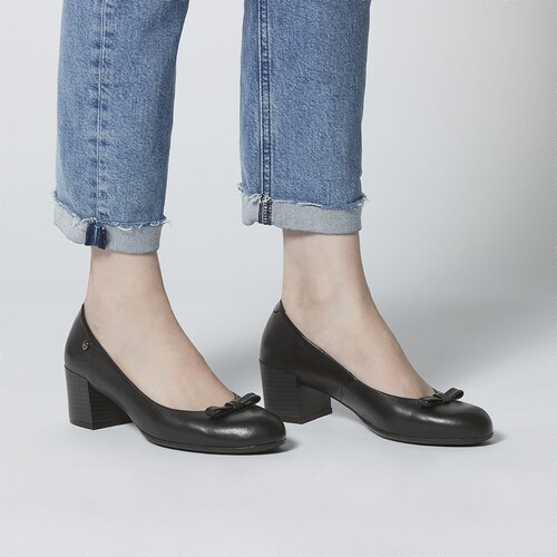 Zapatilla Suela Súper Flexible y Detalle Lazo para Mujer W Confort