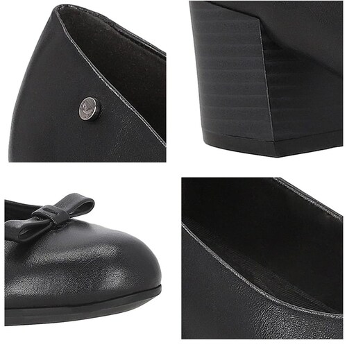 Zapatilla Suela Súper Flexible y Detalle Lazo para Mujer W Confort