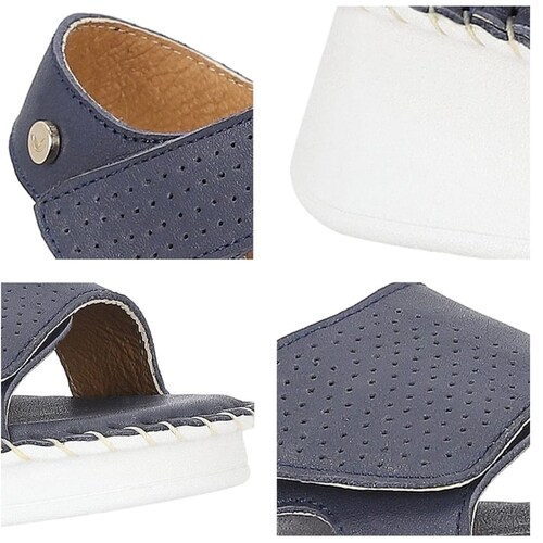 Sandalias Suela con Detalle Tejido a Mano para Mujer W Confort