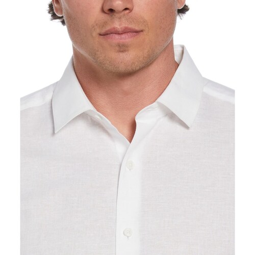 Camisa Cubavera Estampado de Flamencos para Hombre
