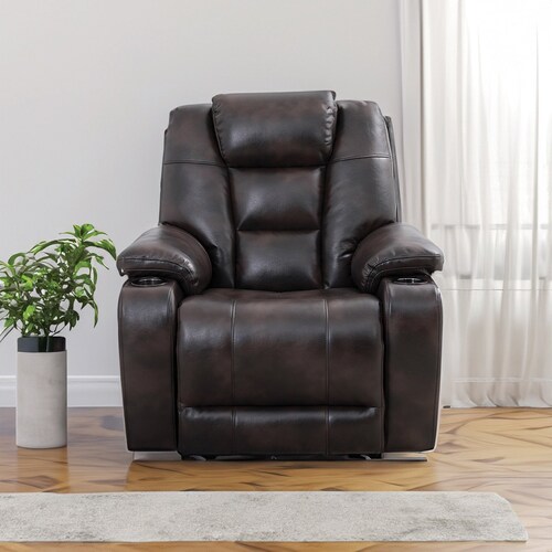 Sillón Reclinable Eléctrico con Portavasos Enzo Cheers